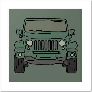 offroad car Posters and Art